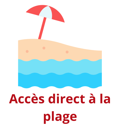 Accès direct à la plage-min